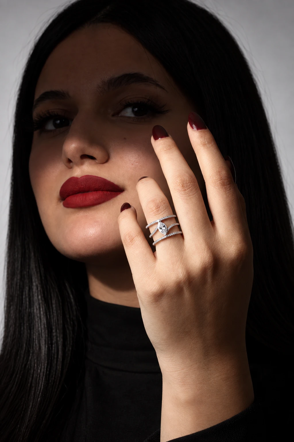 Marquise Shape Ring - Diamond Look · CB005