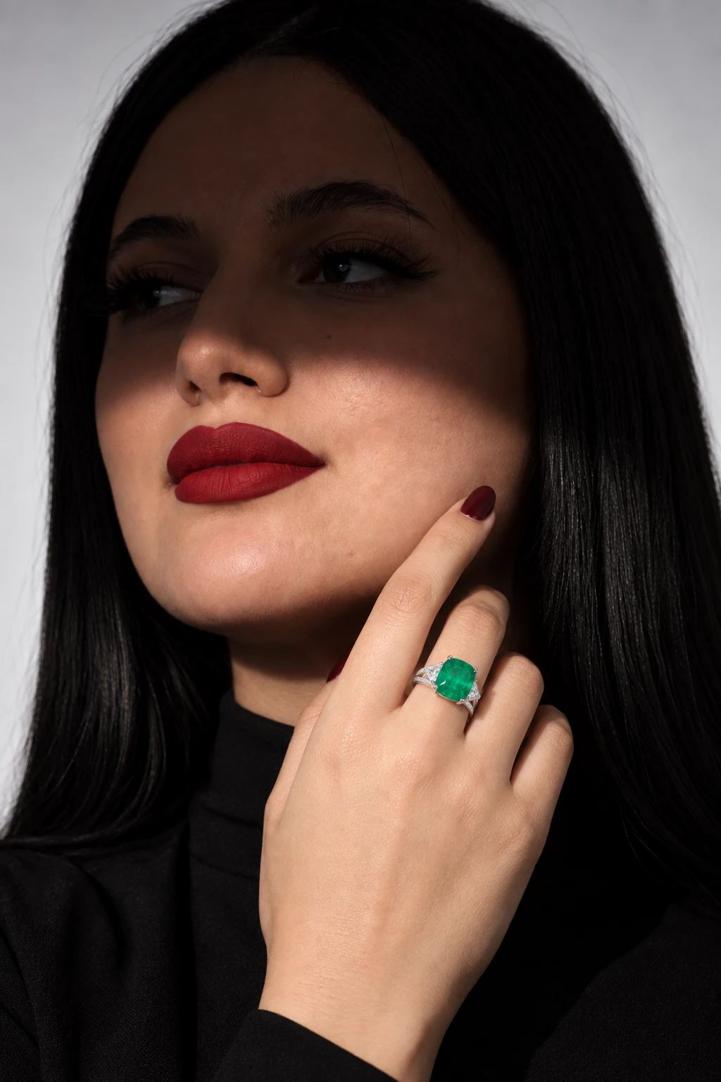 Original Green Stone Ring · CB003
